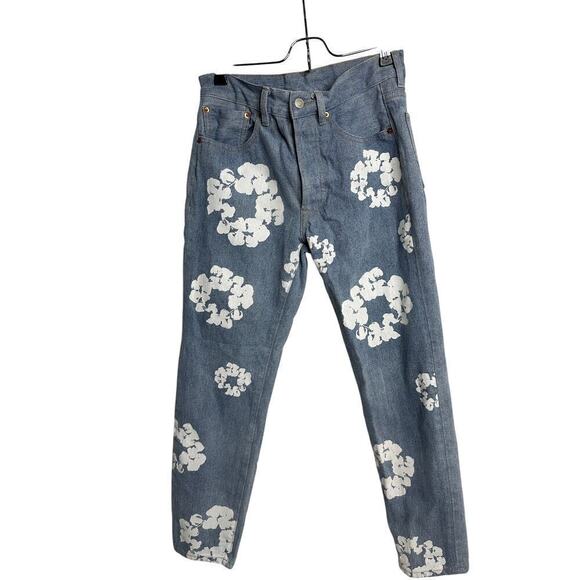 Denim Tears Other - 100% Authentic Levi's X Denim Tears Collab Men Blue Jean Size 30 x 30 Fly Button